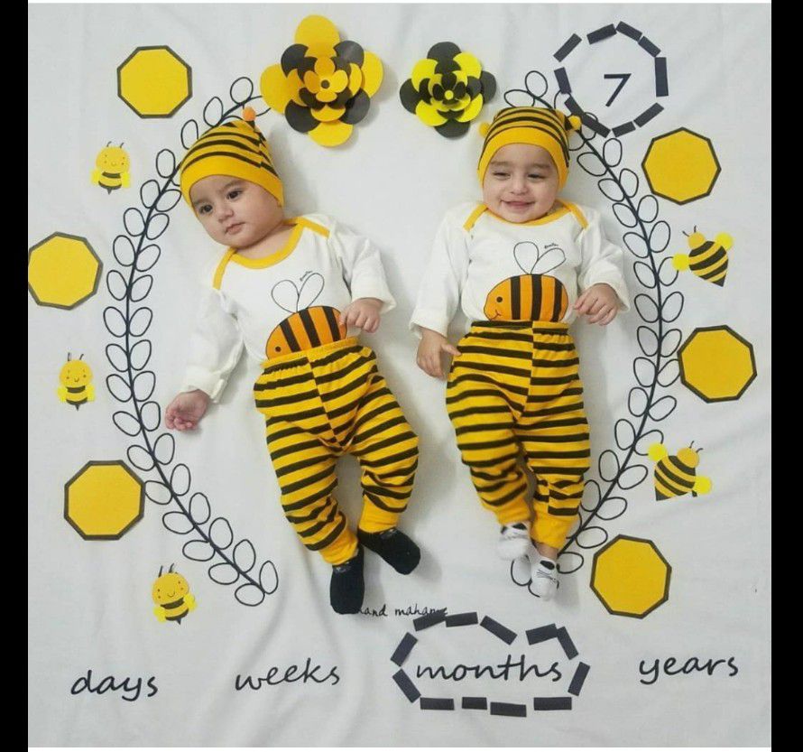 تم عکس تابستانی کودک نارین  و نویان شهبازی