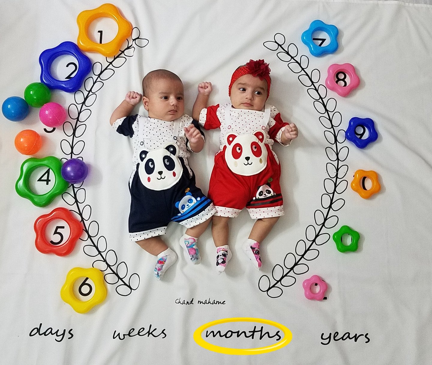 تم عکس تابستانی کودک نارین  و نویان شهبازی