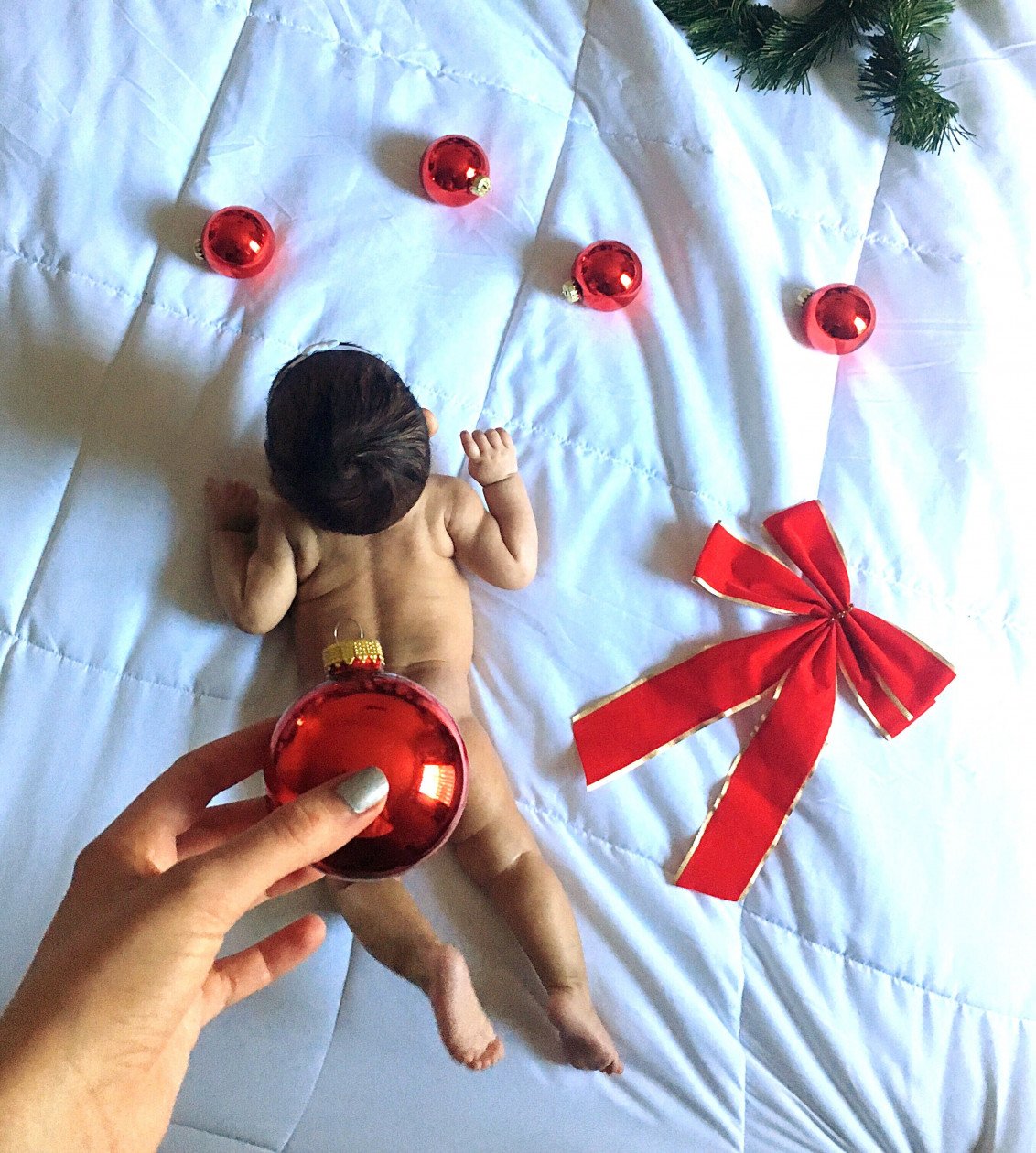 تم عکس زمستانی نوزاد مامان فندق