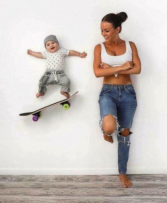 عکس مادر و کودک مامان فندق