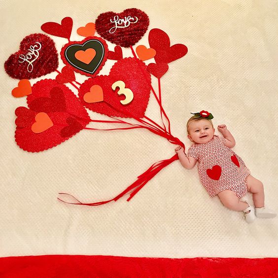 جشن ولنتاین کودک مامان فندق