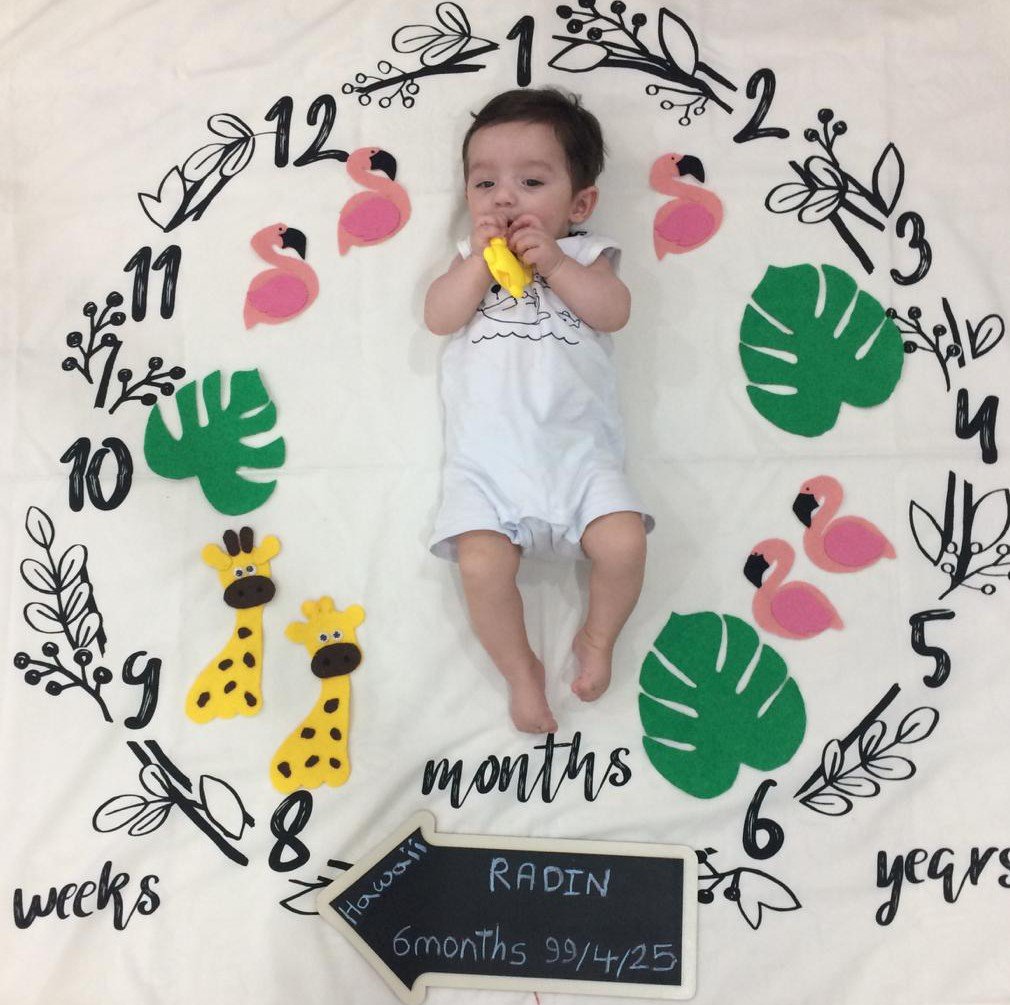 تم عکس تابستانی کودک رادین سعادتی