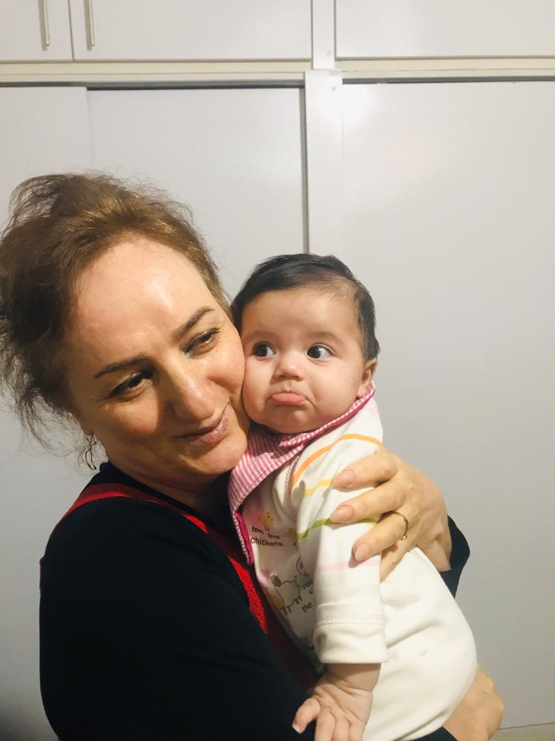 چهار ماهگی نوزاد Ellarose asadi