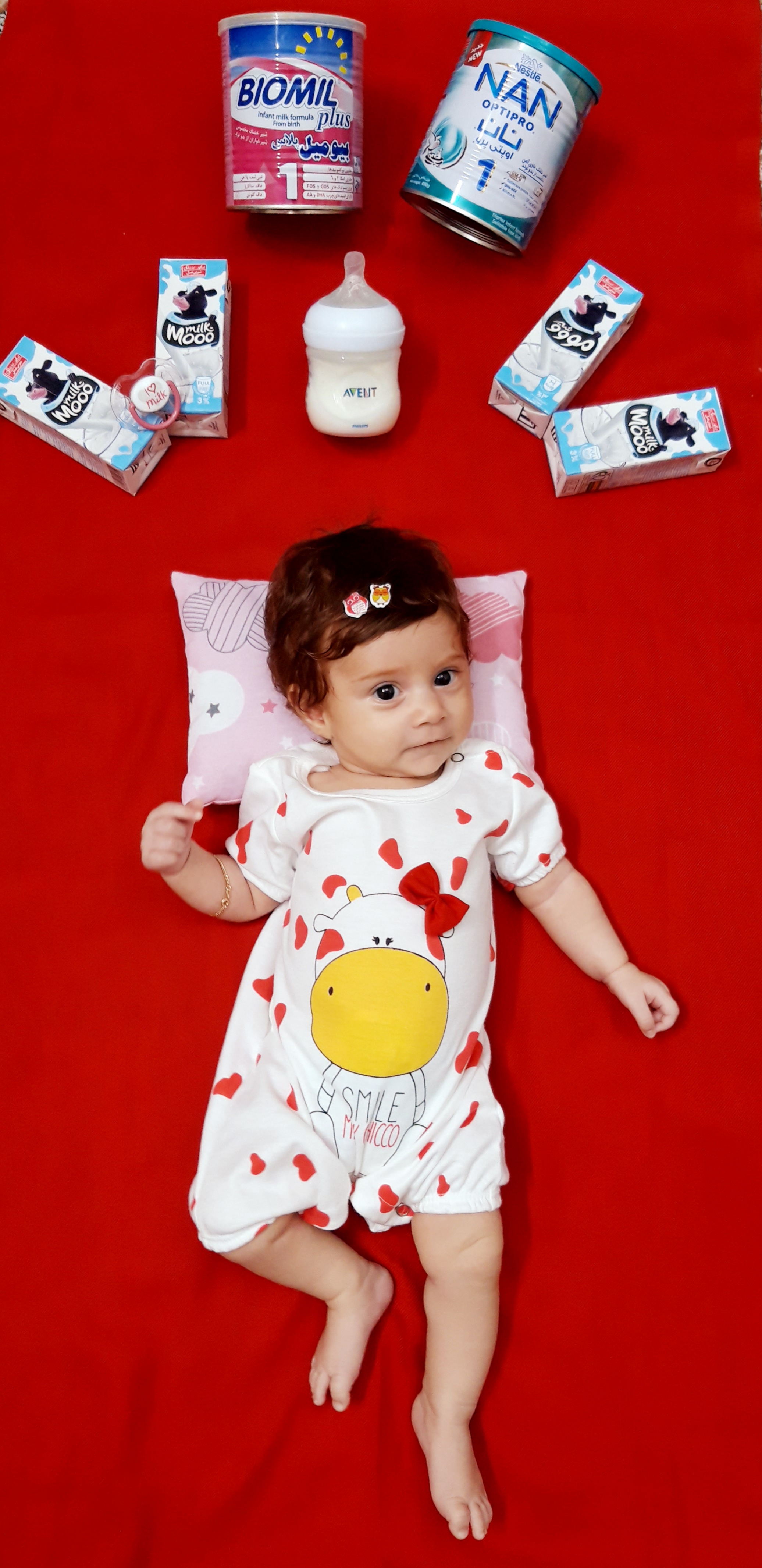 دو ماهگی نوزاد آلا قاجار