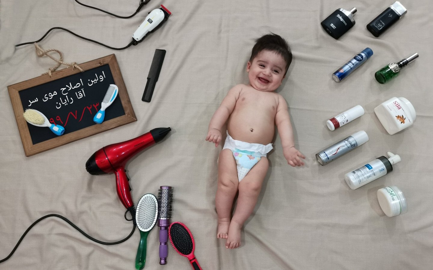 پنج ماهگی نوزاد رایان مهرپو