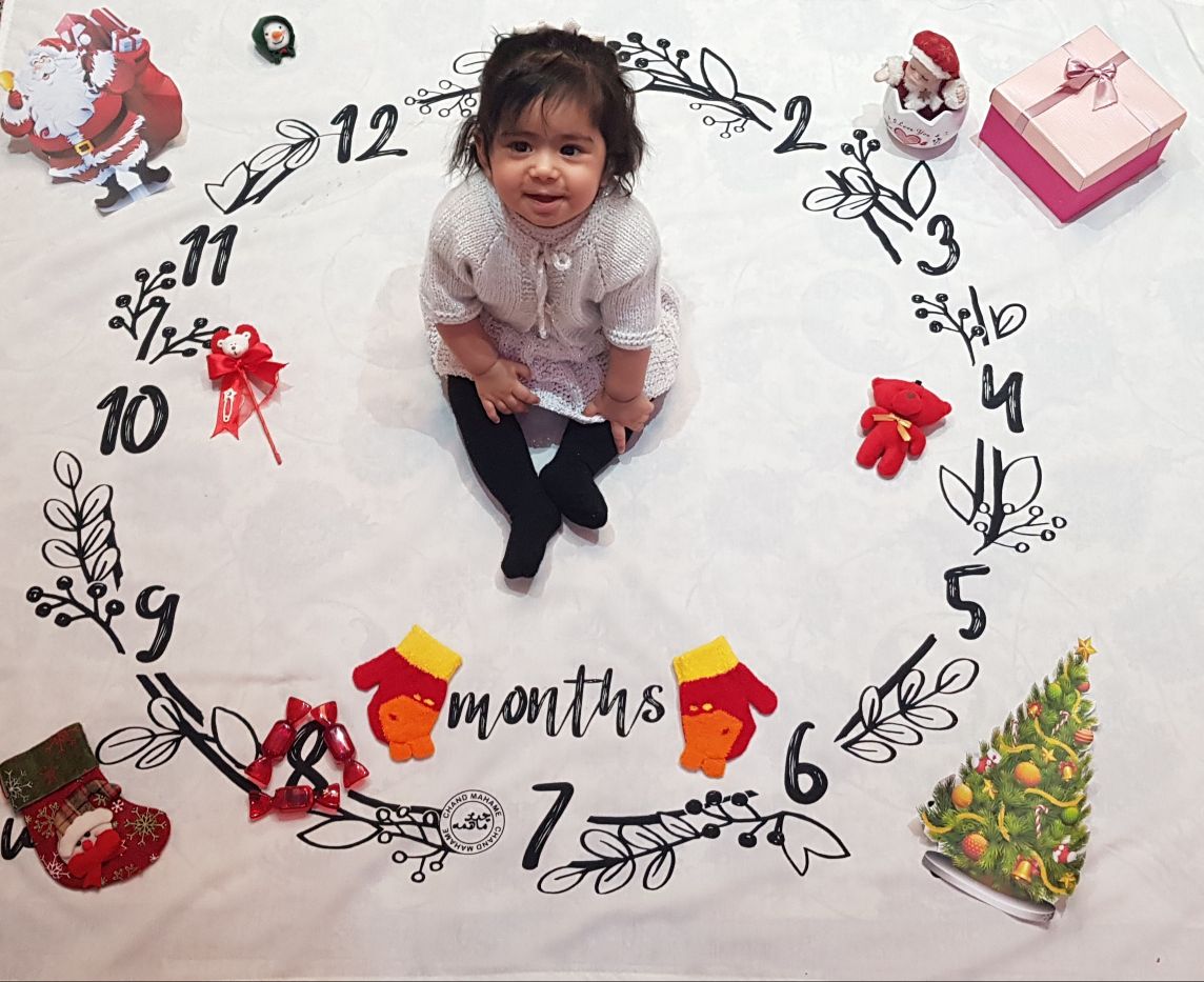 هشت ماهگی نوزاد روشا شمس الدین