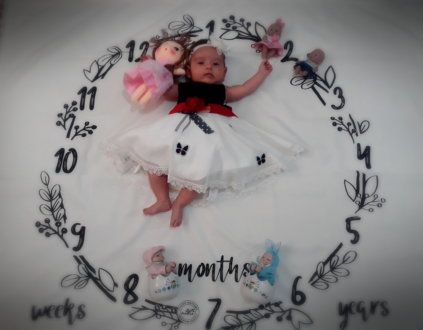 اولین خنده نوزاد زهرا ابراهیم نواز