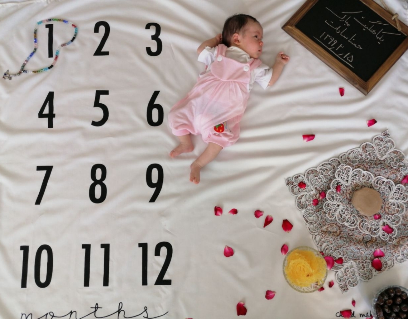 یک ماهگی نوزاد حسناسادات طباطبایی