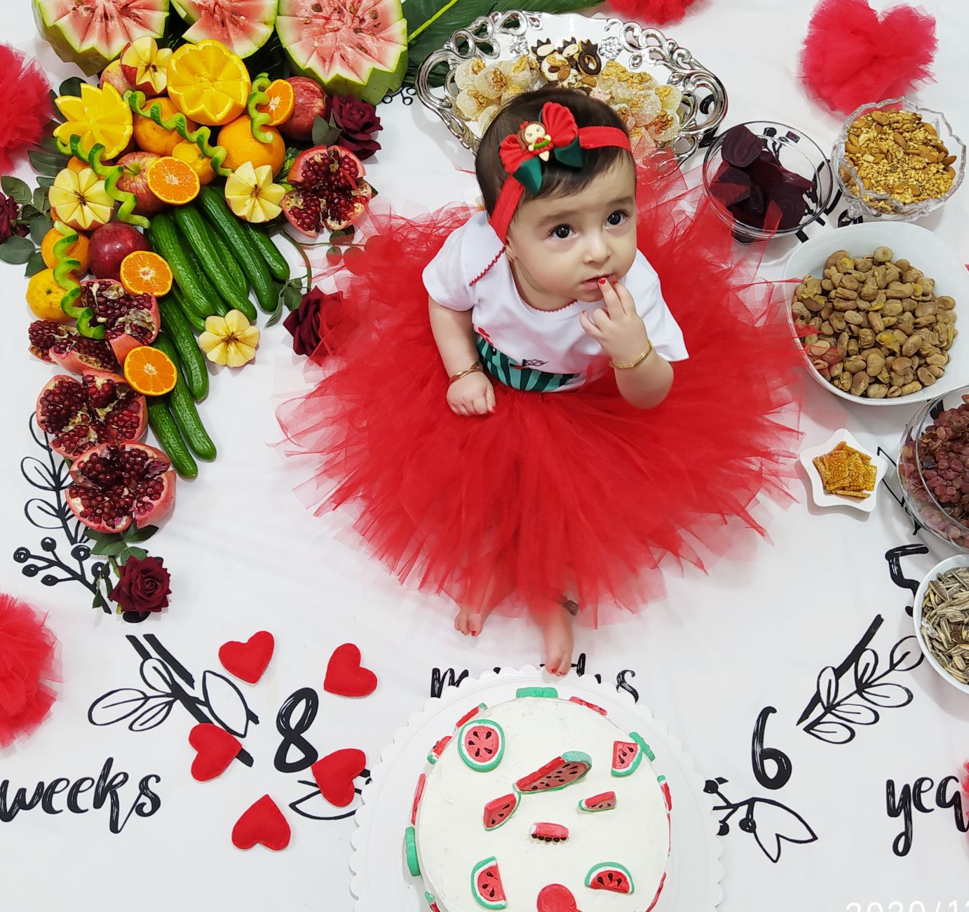 هشت ماهگی نوزاد شایلی هاشم پور