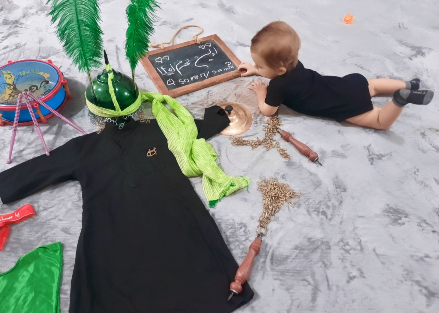 هجده ماهگی کودک سورنا حبیبی