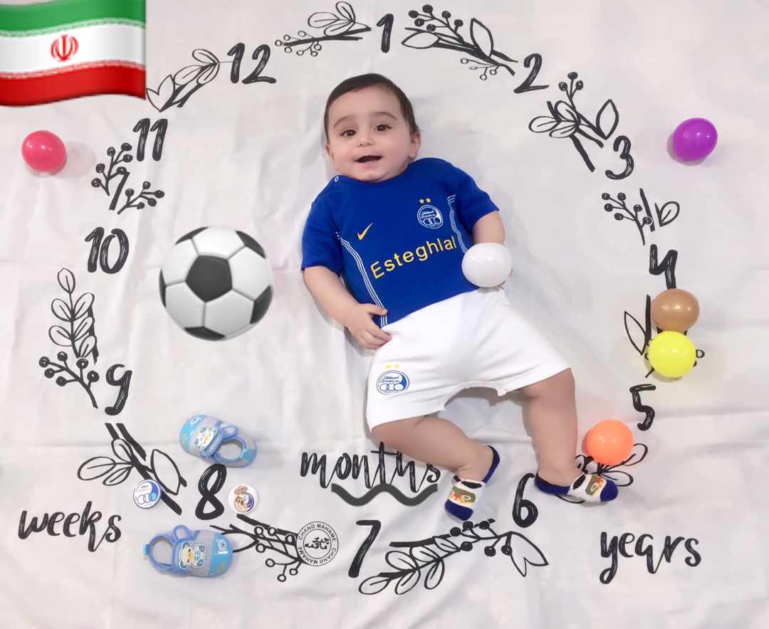 هشت ماهگی نوزاد سورنا حبیبی