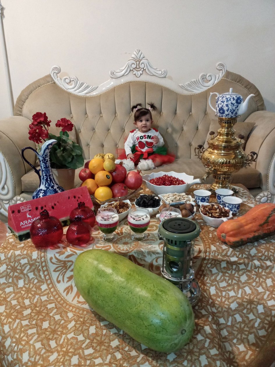 هفت ماهگی نوزاد حسنا زارع مجتهدی