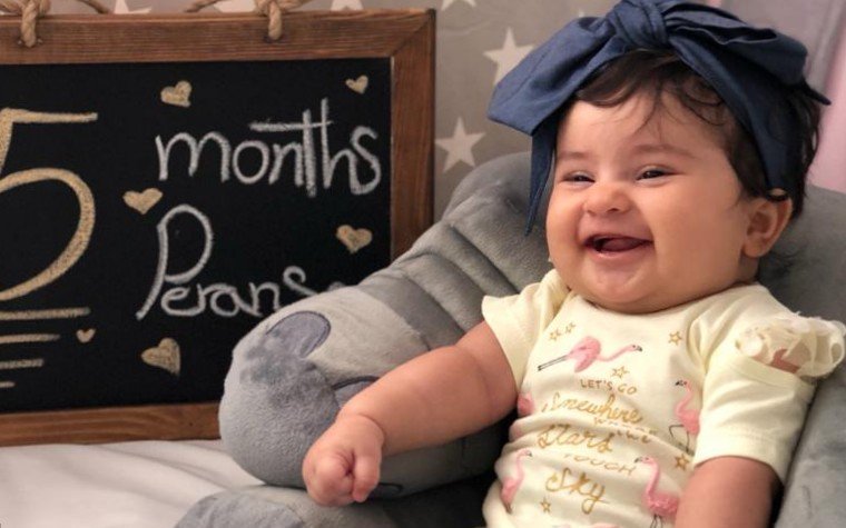 پنج ماهگی نوزاد پرنسا درستی