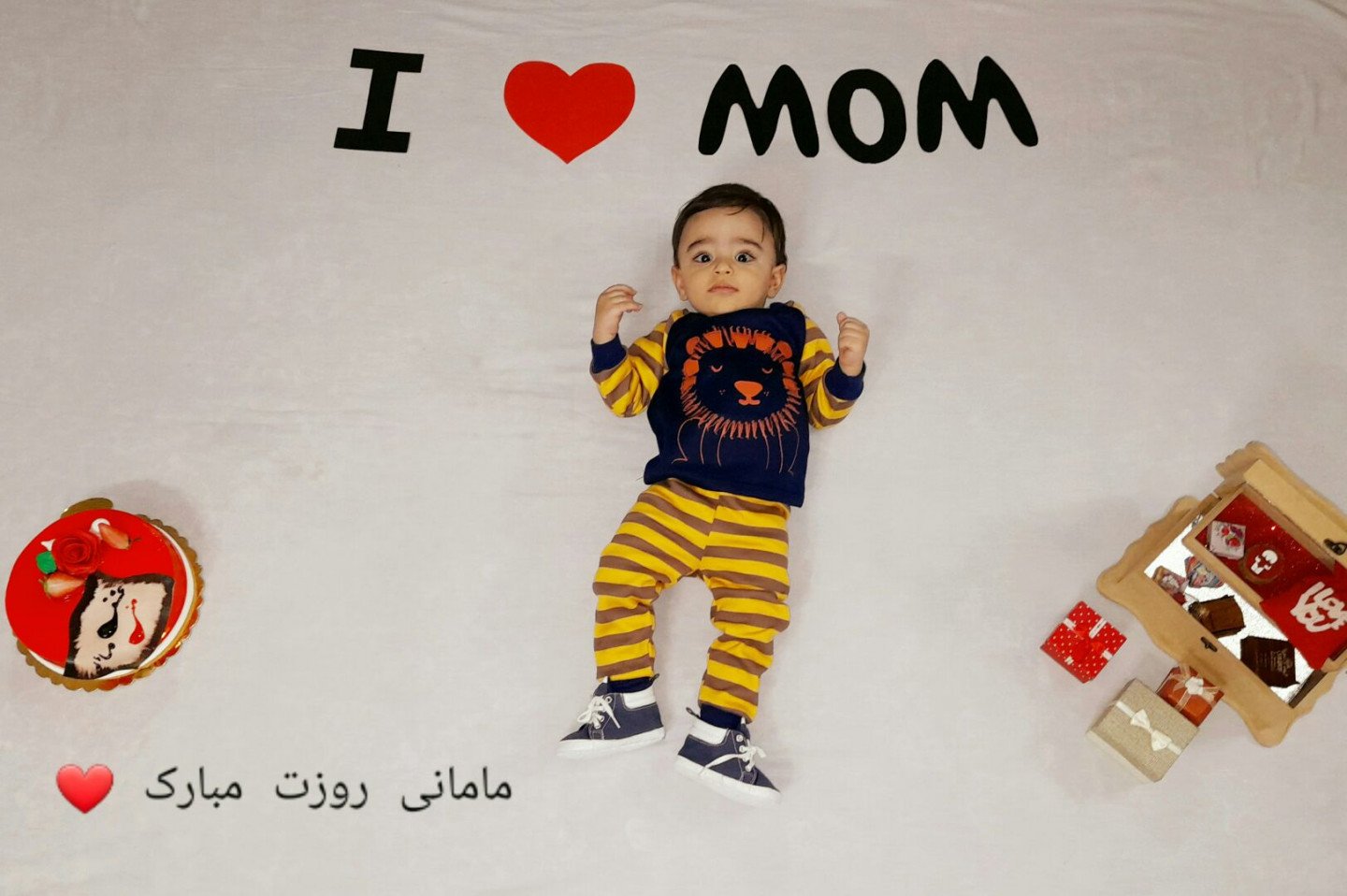 دوازده ماهگی نوزاد آبتین رباط میلی