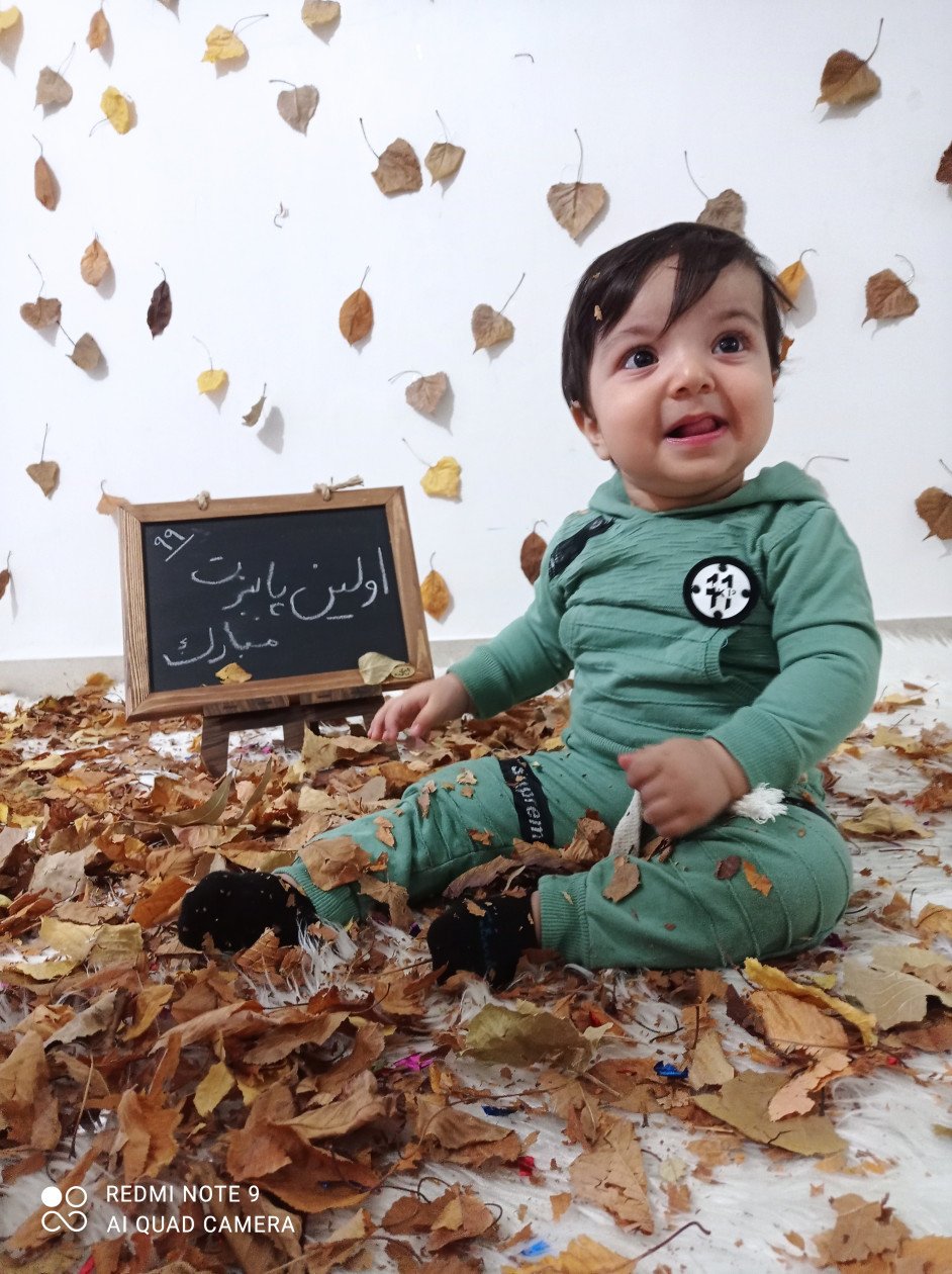 تم عکس پاییزی نوزاد امیرحقی