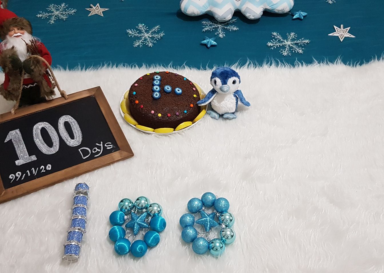 تم عکس زمستانی نوزاد امیرعلی زند