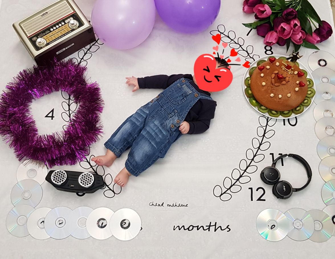 غلتیدن نوزاد امیرعلی زند