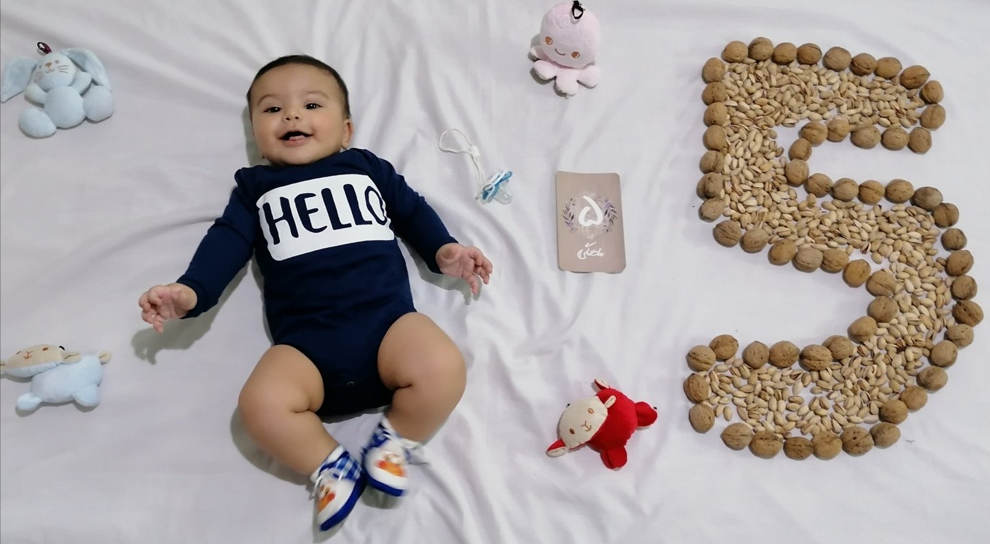 پنج ماهگی نوزاد کیان گذری