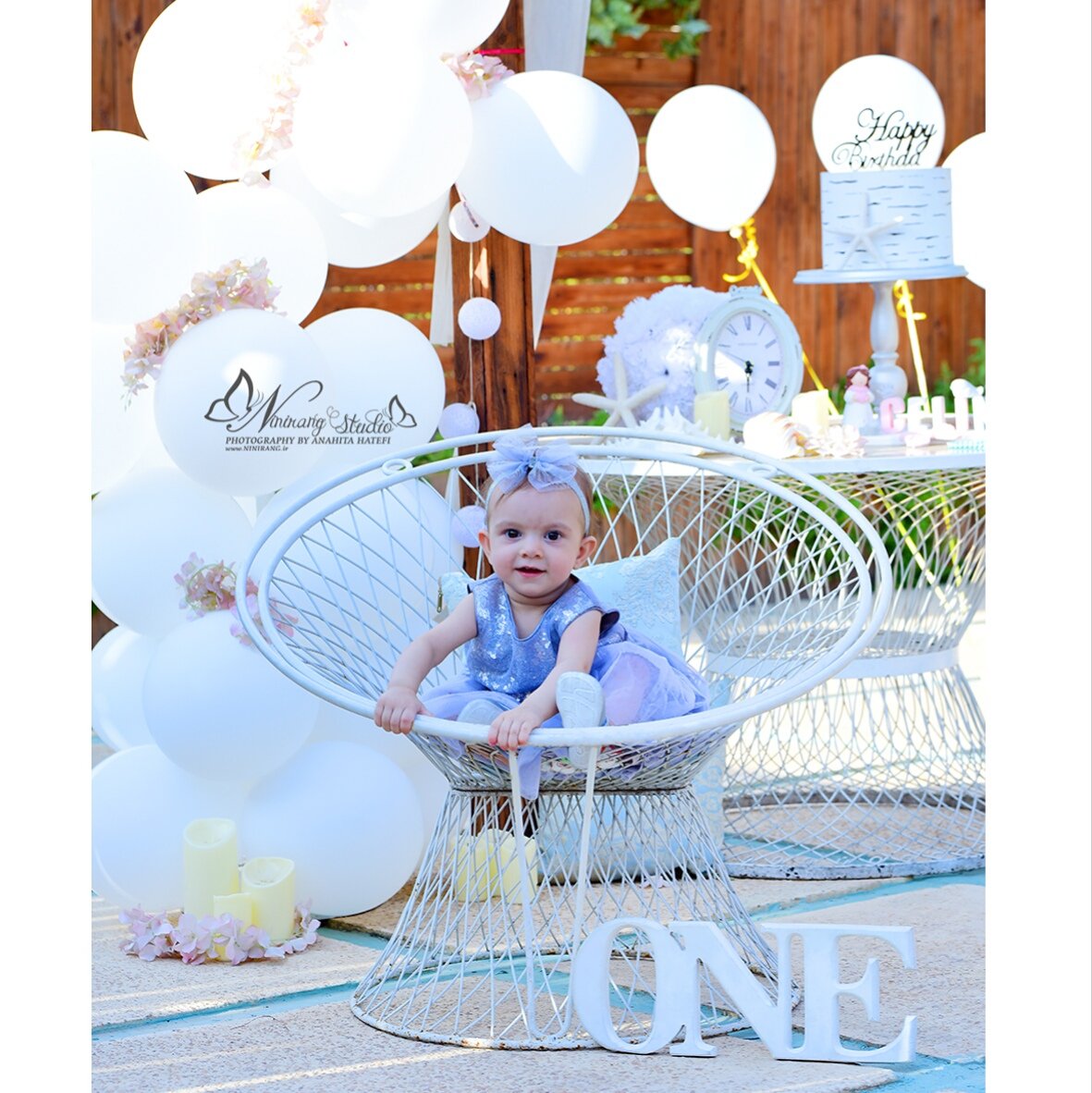 دوازده ماهگی نوزاد سلین قاسمیه