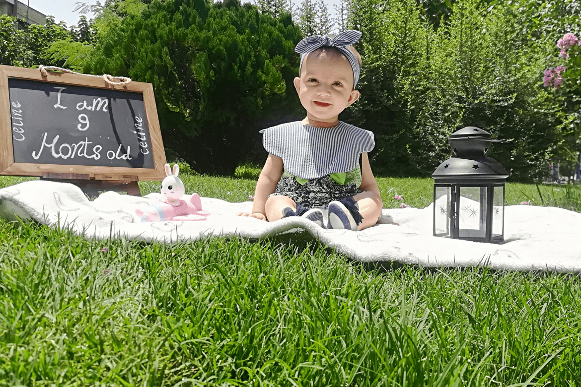 نه ماهگی نوزاد سلین قاسمیه