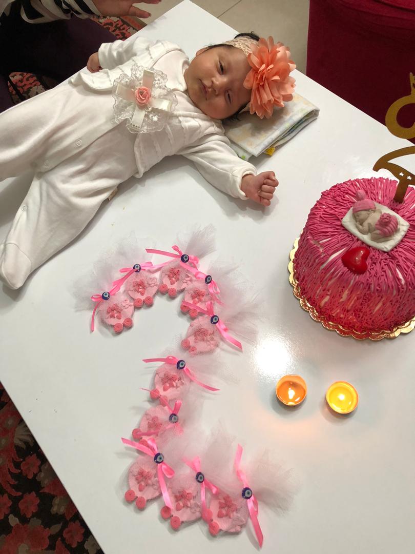 دو ماهگی نوزاد دلژین احمدی