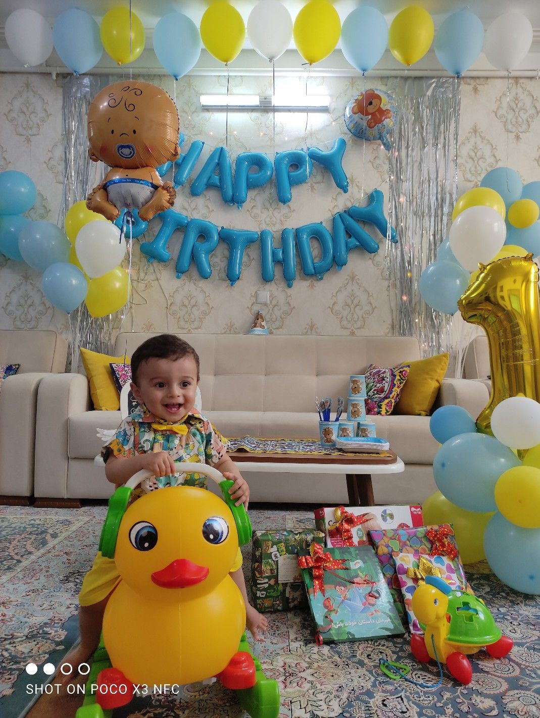 تولد یک سالگی کودک محمدهادی نصیری