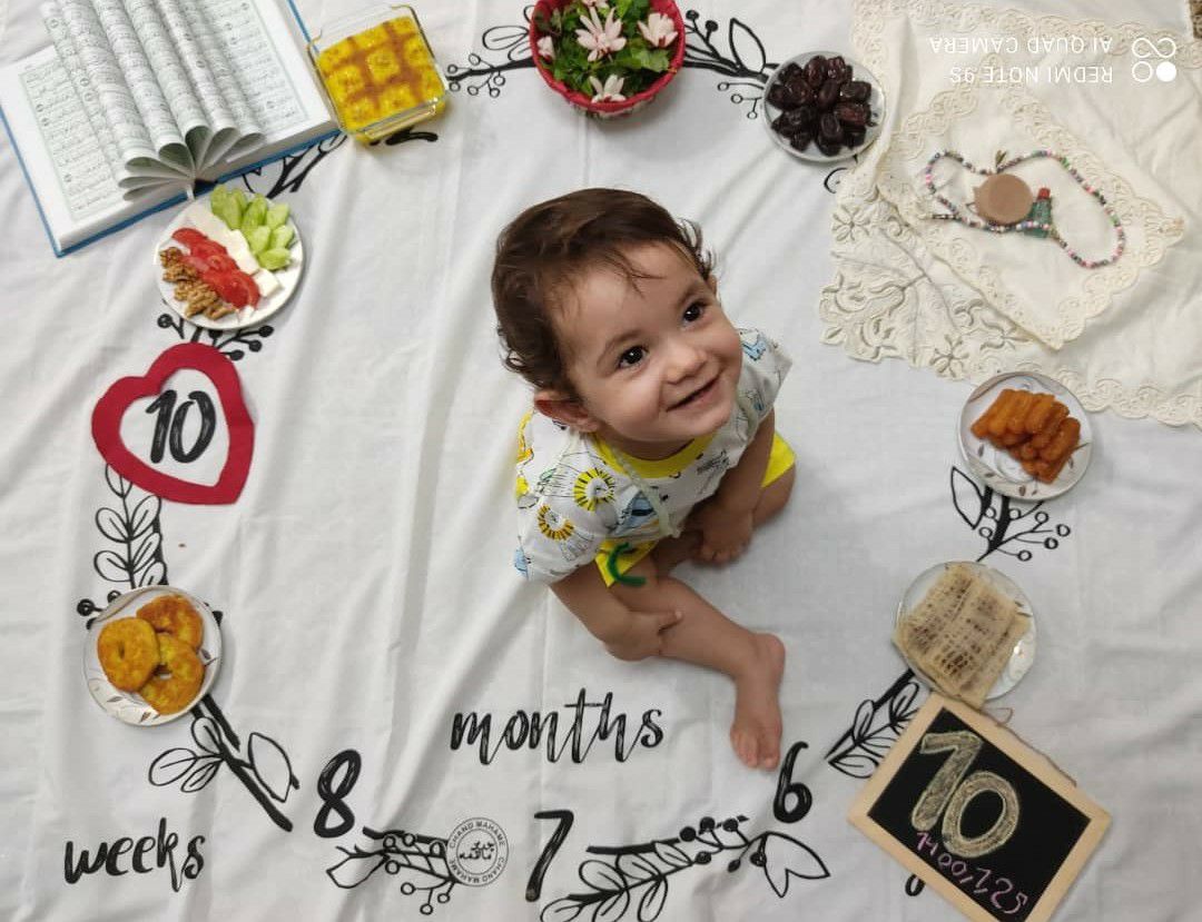 ده ماهگی نوزاد رهام حاتمی