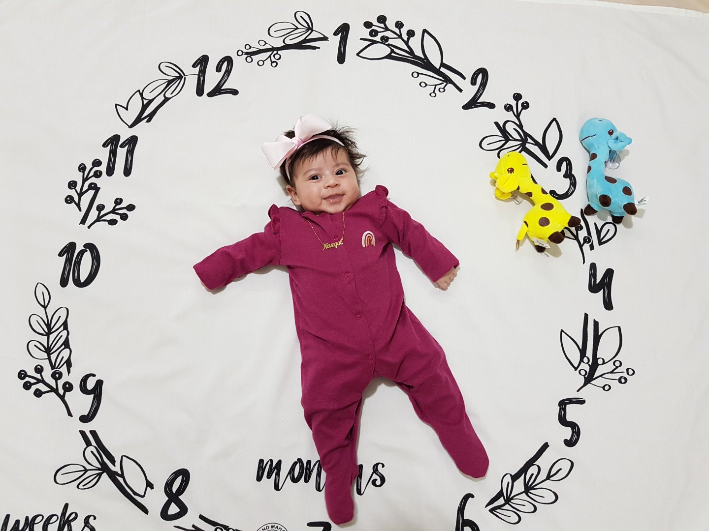 سه ماهگی نوزاد نازگل شاهمیرزالو