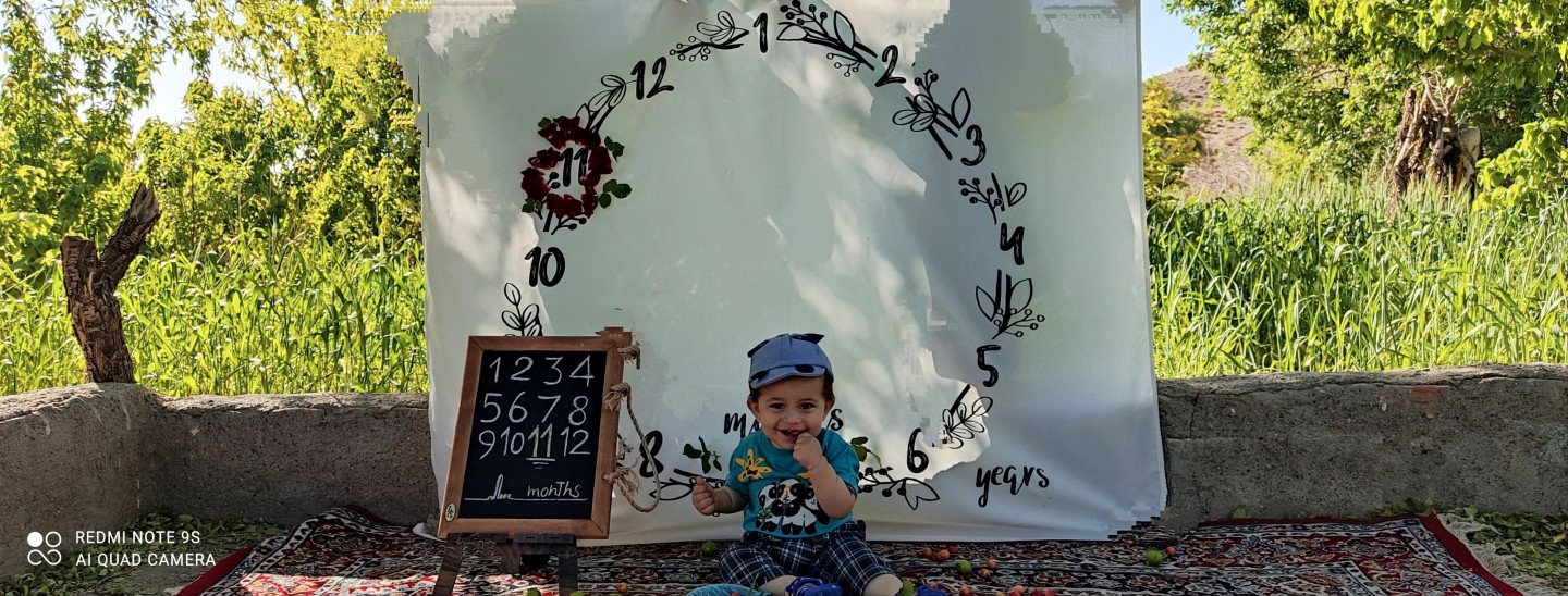 تم عکس تابستانی کودک آرمین مهدیان