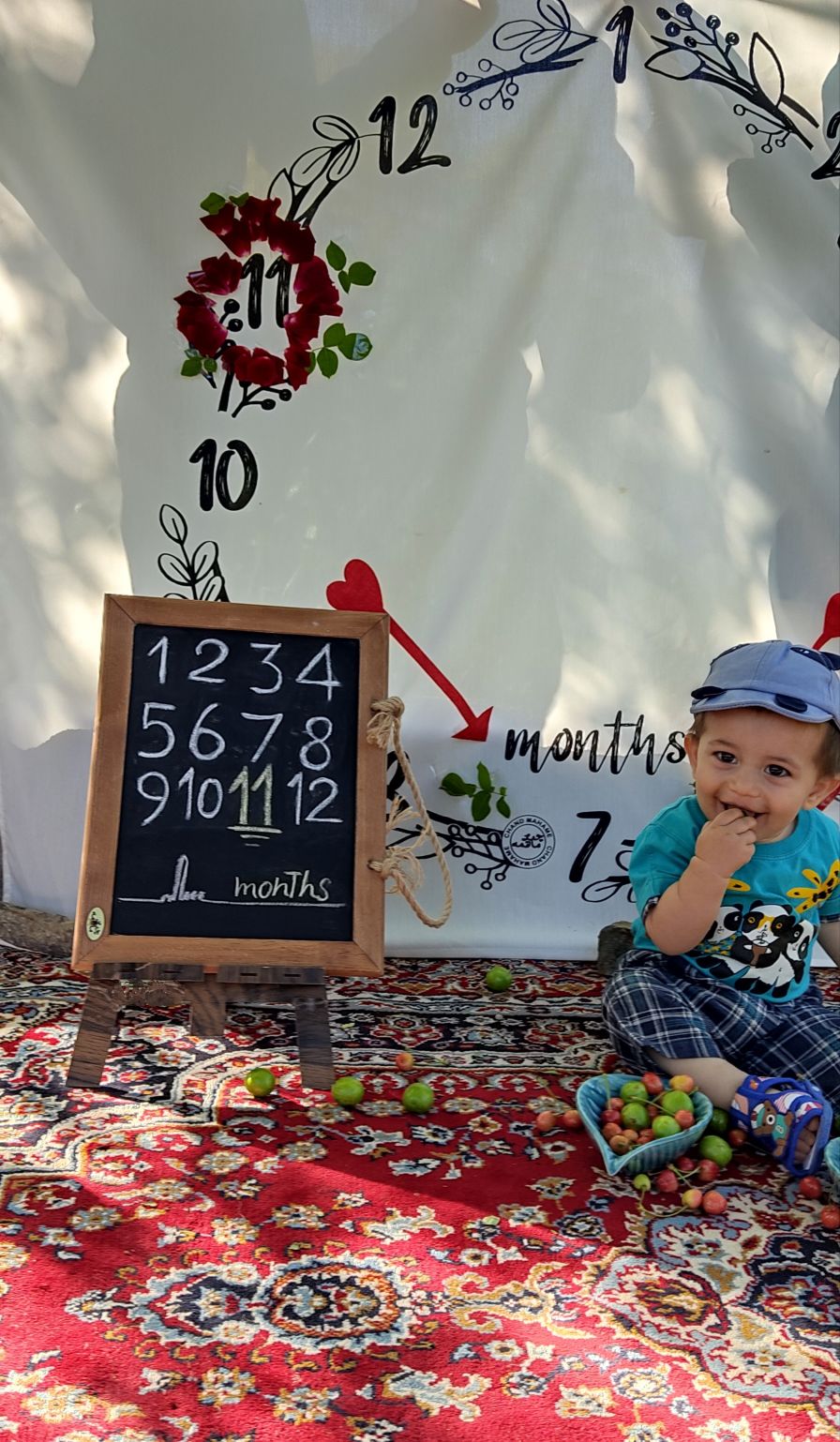 تم عکس تابستانی کودک آرمین مهدیان