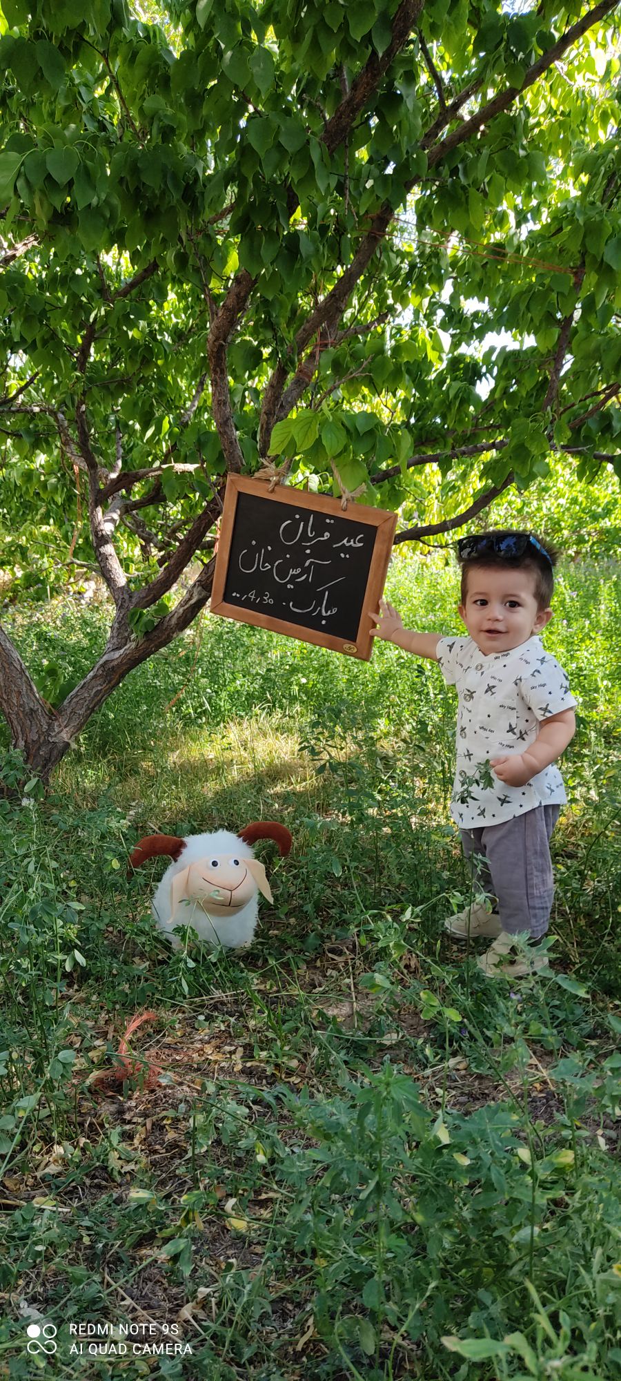 تم عکس تابستانی کودک آرمین مهدیان