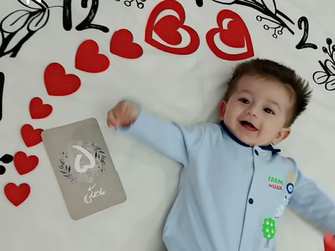 پنج ماهگی نوزاد آرمین مهدیان