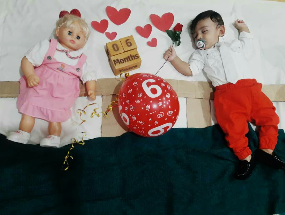 شش ماهگی نوزاد رایان خوش سیرت