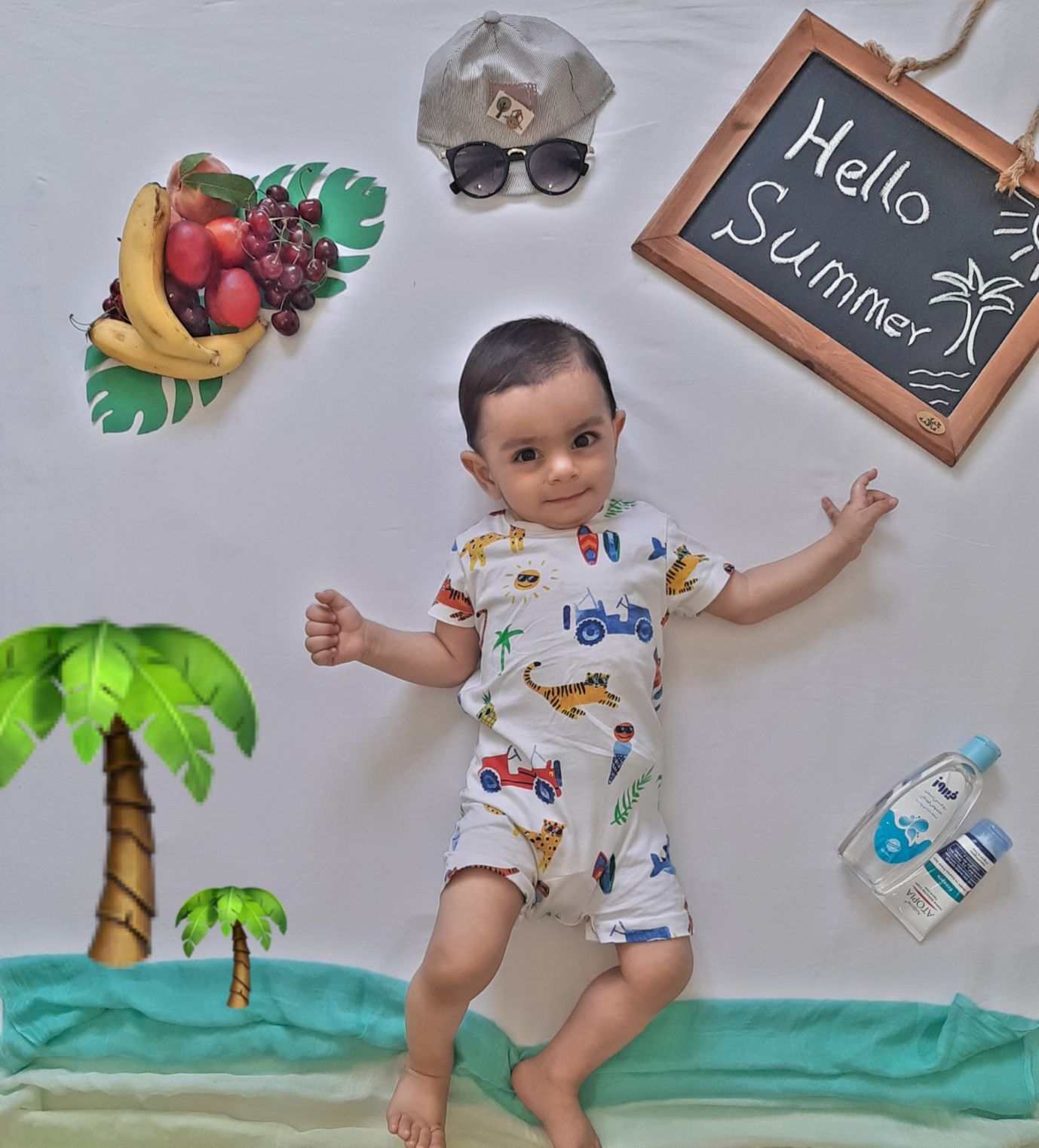 تم عکس تابستانی کودک رادین عربی