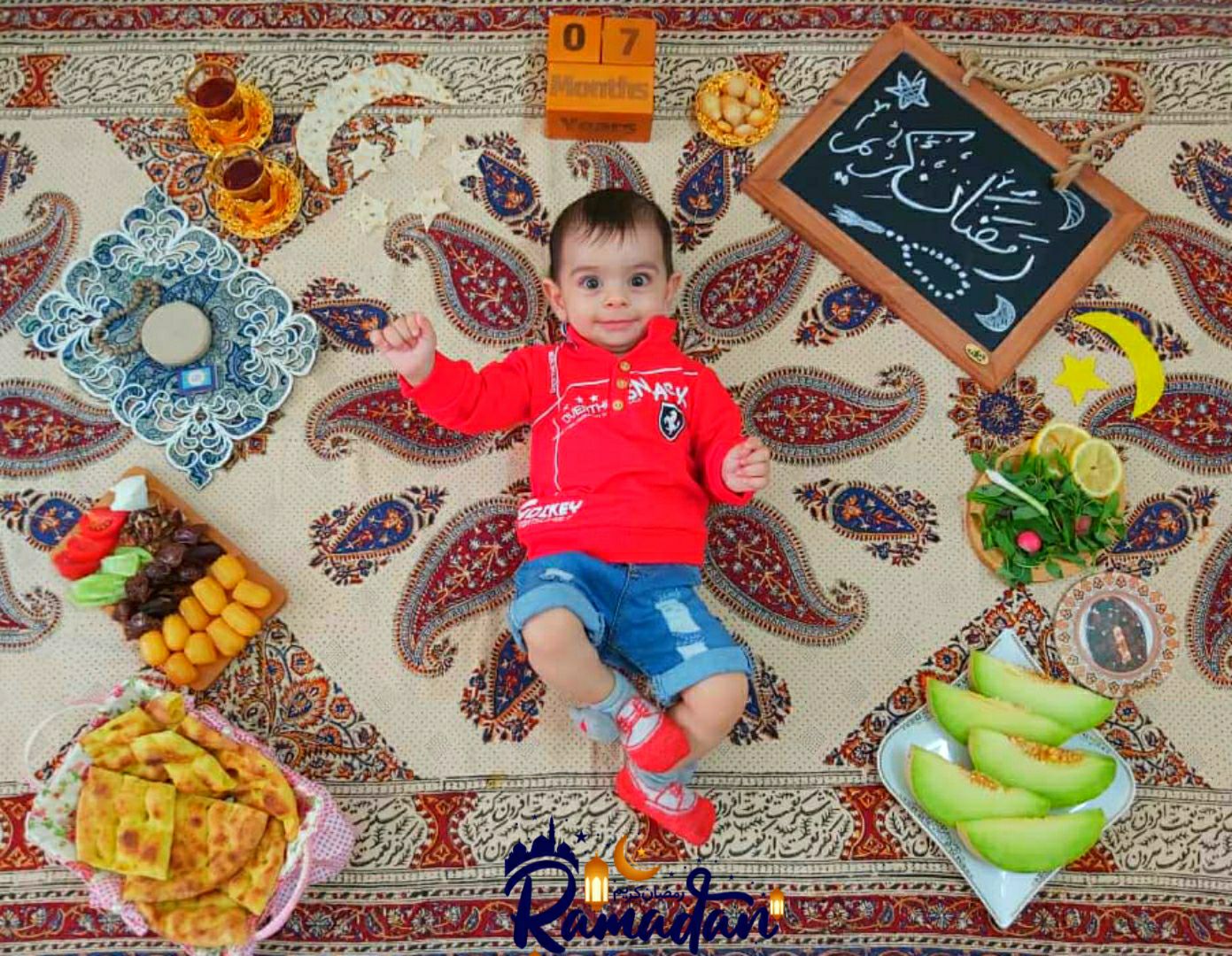 هفت ماهگی نوزاد رادین عربی