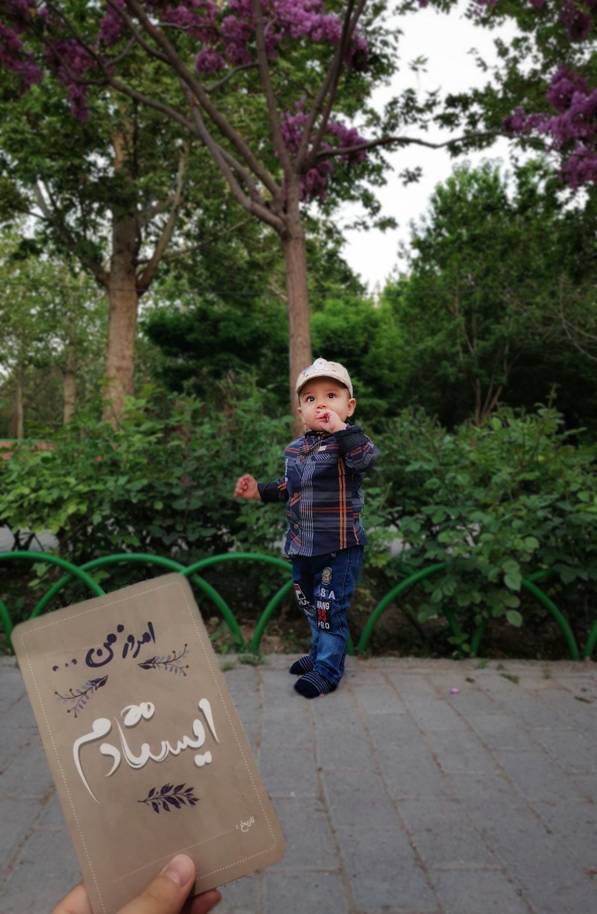 ایستادن نوزاد محمد امین اردکانی