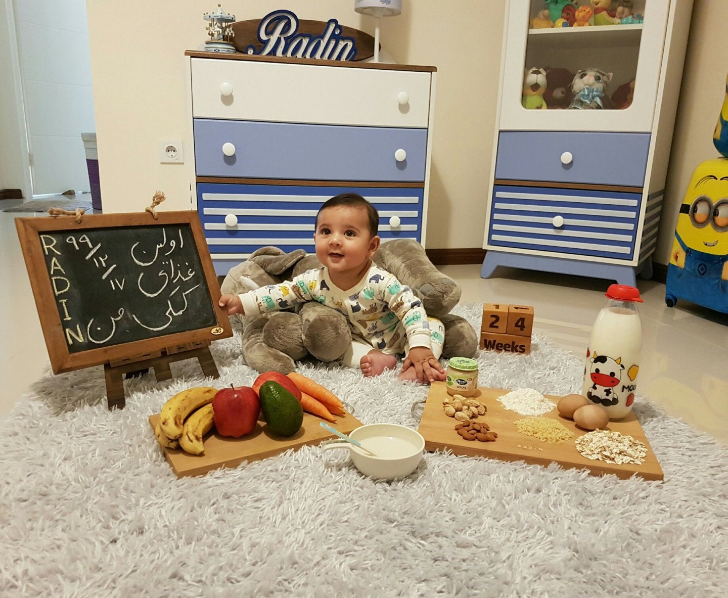 شش ماهگی نوزاد رادین گلشن پور