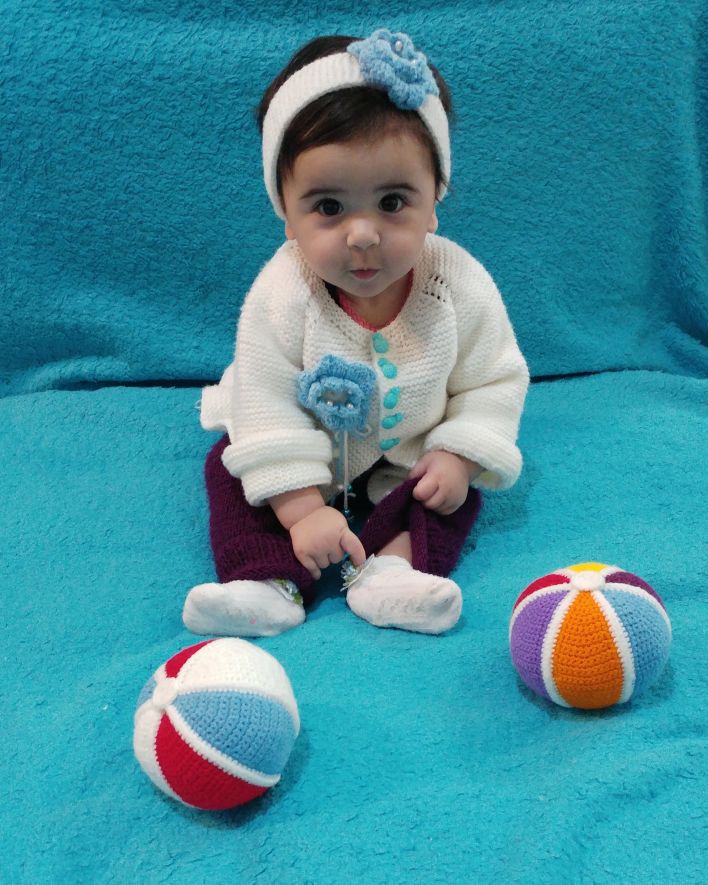 اولین نشستن نوزاد همتا صفری