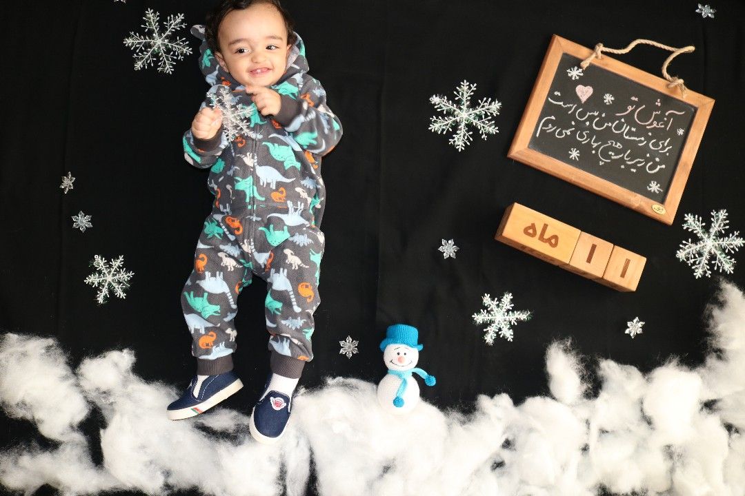 یازده ماهگی نوزاد امیرعباس خواجه عمید