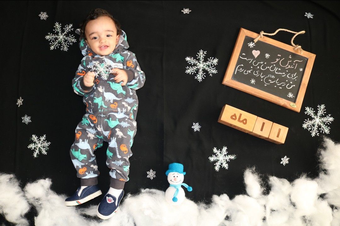 یازده ماهگی نوزاد امیرعباس خواجه عمید