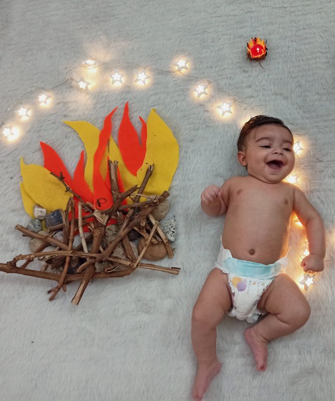 چهار ماهگی نوزاد نیکان اصل روستا