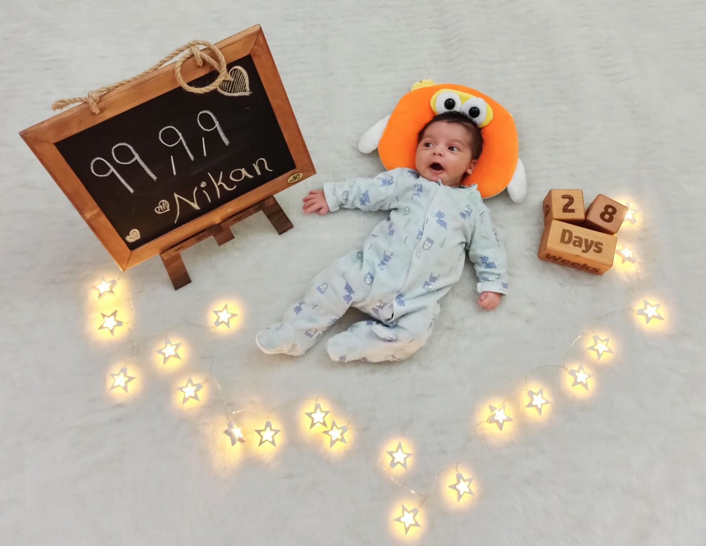 یک ماهگی نوزاد نیکان اصل روستا