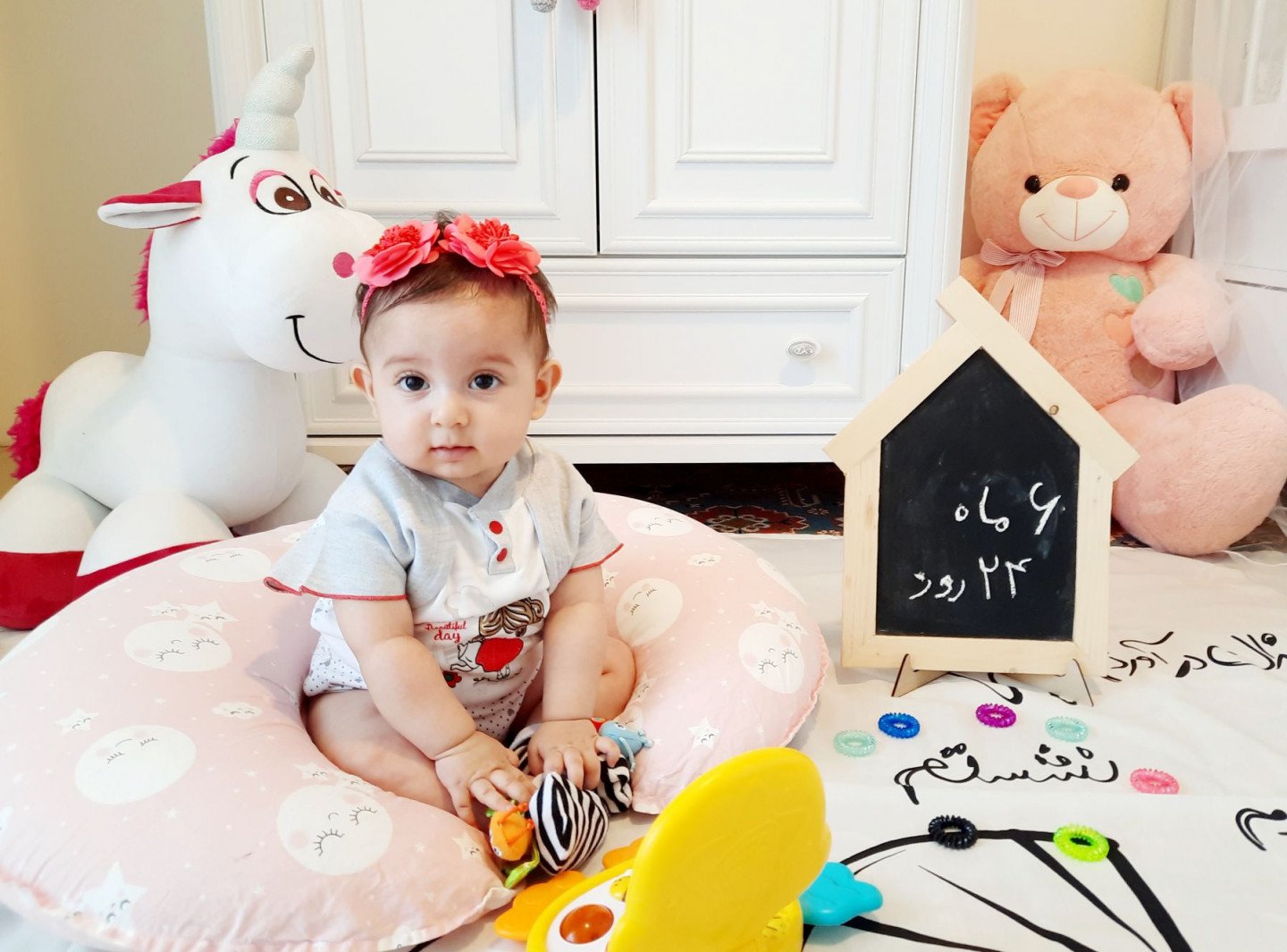 شش ماهگی نوزاد پارمیس پویان