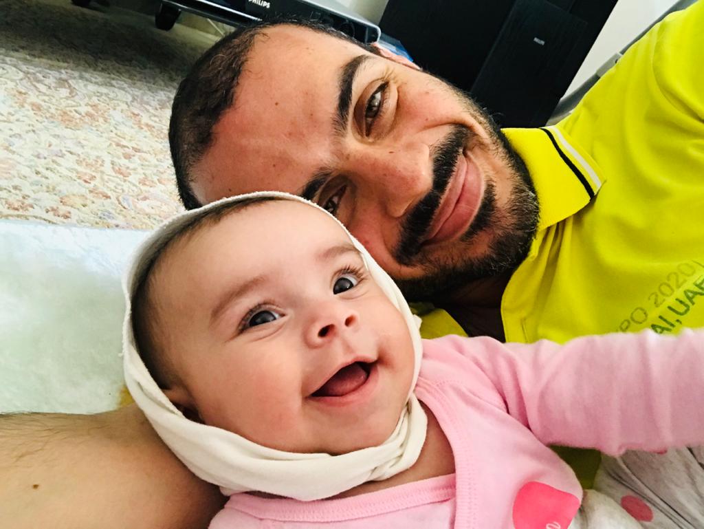 پنج ماهگی نوزاد همتا علیزاده