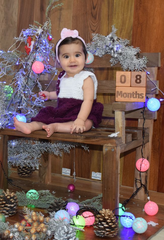 هشت ماهگی نوزاد آسناحاجی پور