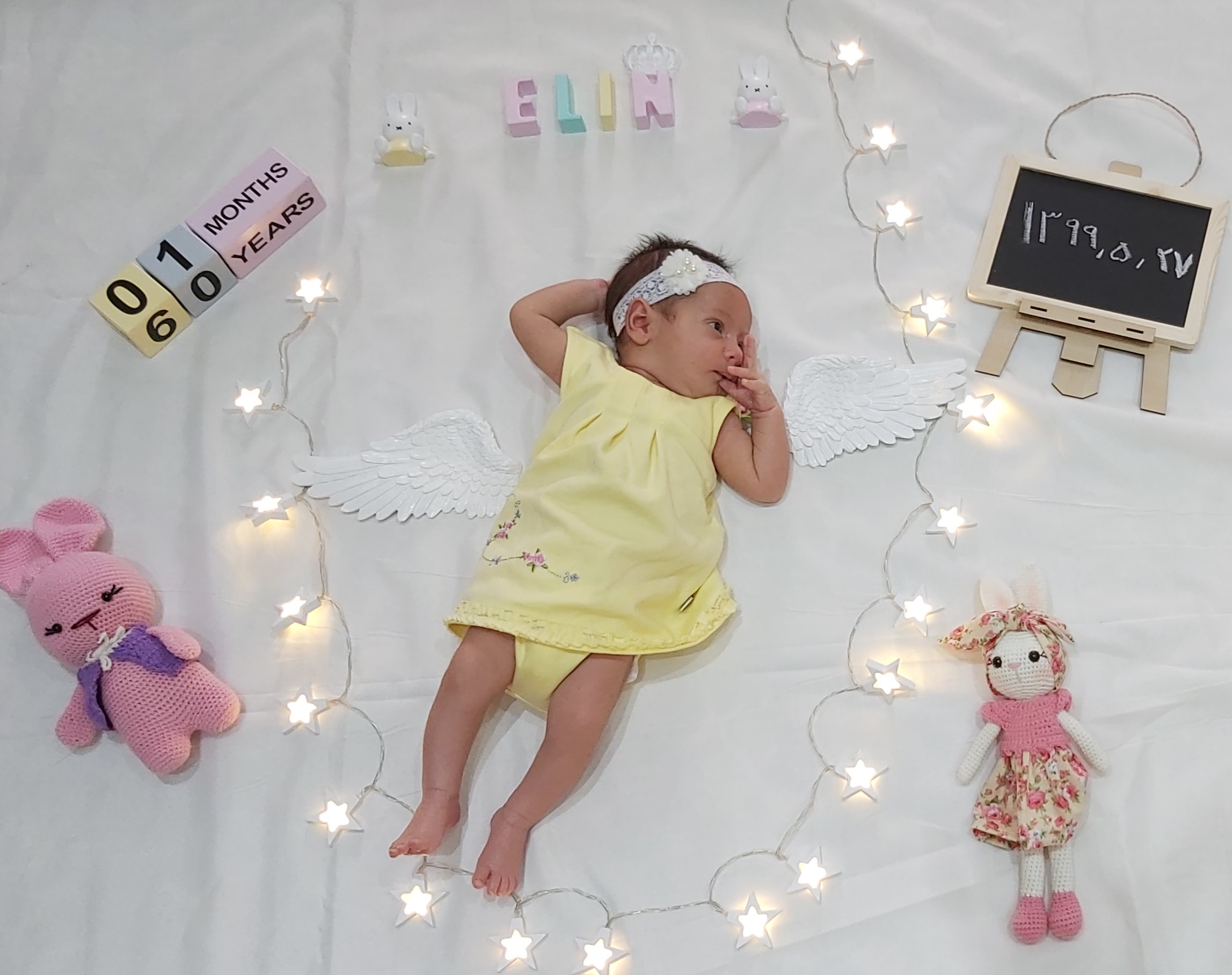 یک ماهگی نوزاد الین مهدیخانی