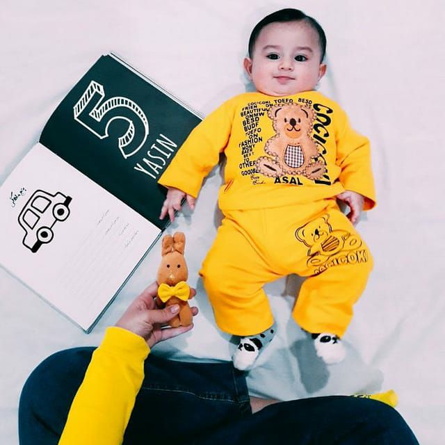 پنج ماهگی نوزاد یـاســیـــن  ツ?