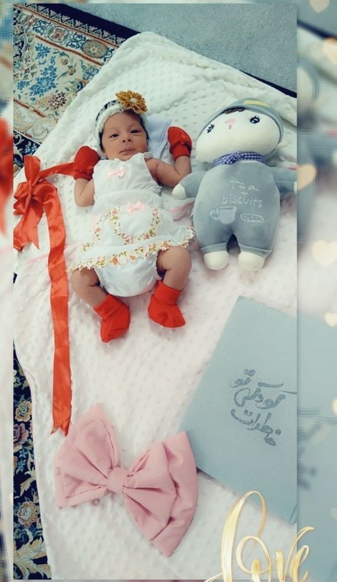 یک ماهگی نوزاد hanisa