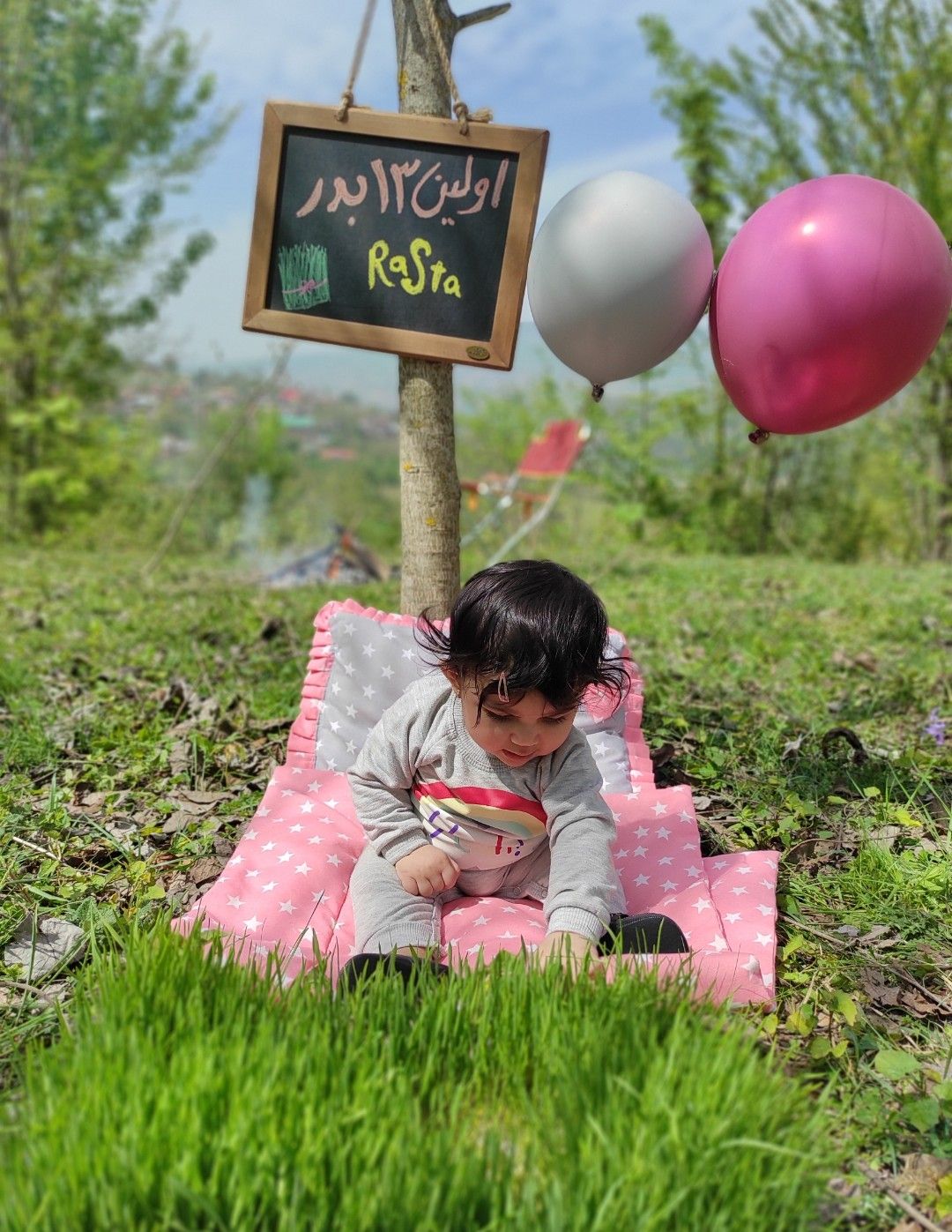 هشت ماهگی نوزاد سیده رستا هاشمی