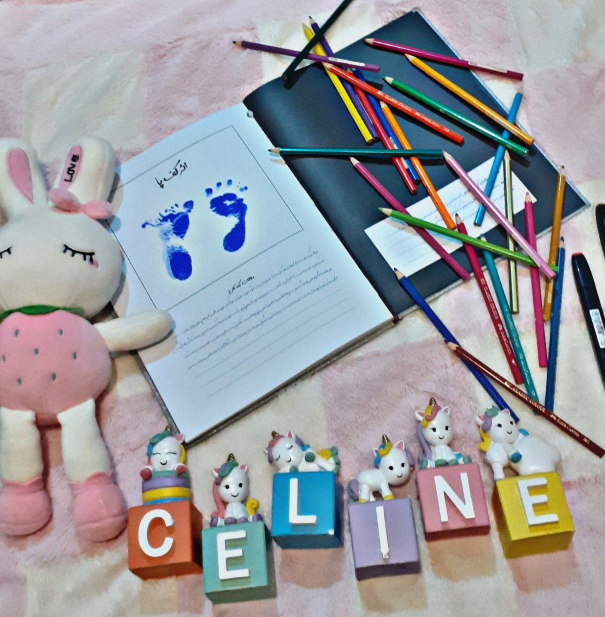 دو ماهگی نوزاد سلین مرزبان